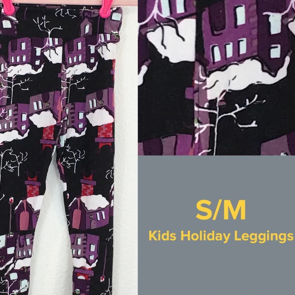 NWT LuLaRoe Kid S/M Christmas Legging
